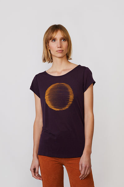 Two Circles Dark Grape