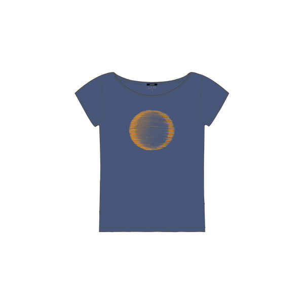Two Circles Faded Navy
