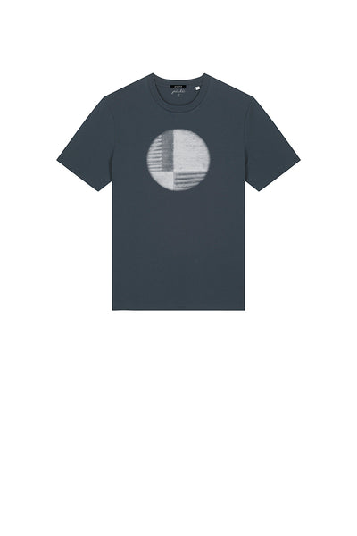 Charcoal Circle India Ink Grey