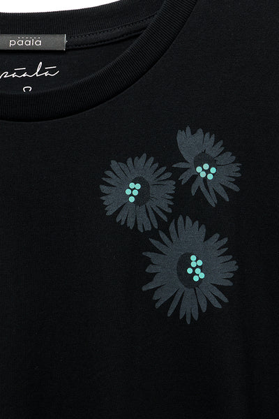 Daisies Dress Black