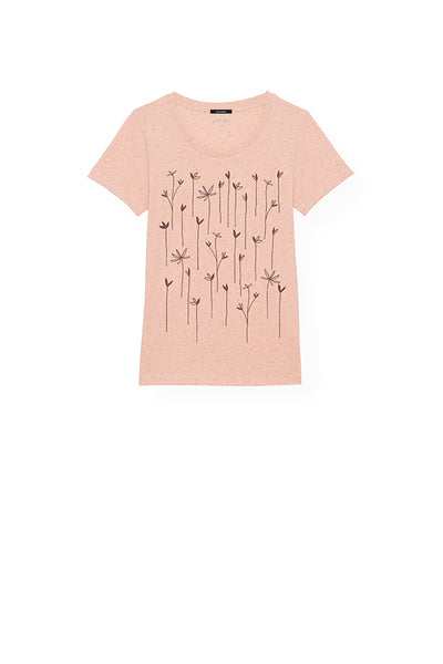 Scribble Flowers Heather Neppy Pink
