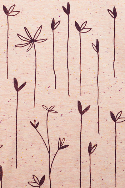 Scribble Flowers Heather Neppy Pink