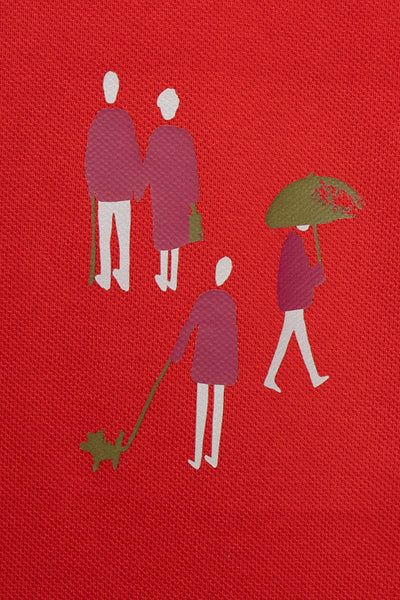 Pedestrians Red