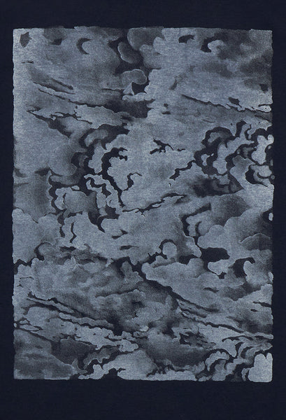 Etching of Clouds French Navy