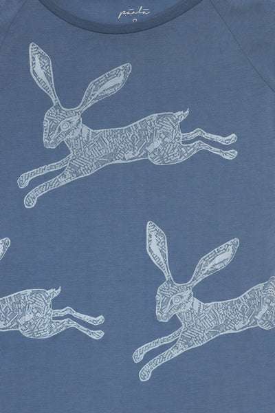 Hares Washed Blue