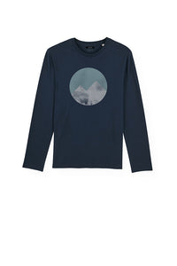 Mountains Longsleeve French Navy